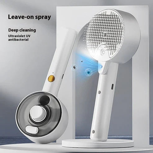 Self-Cleaning Animal Hair Remover Brush for Dogs & Cats