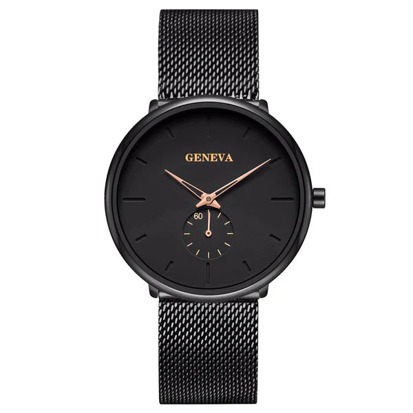Fashion Casual Geneva Men's Quartz Stainless Steel Watch
