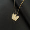 Butterfly Pendant Necklace for Women - Titanium Steel Clavicle Chain