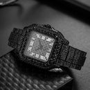 European Hip Hop Diamond Quartz Watch
